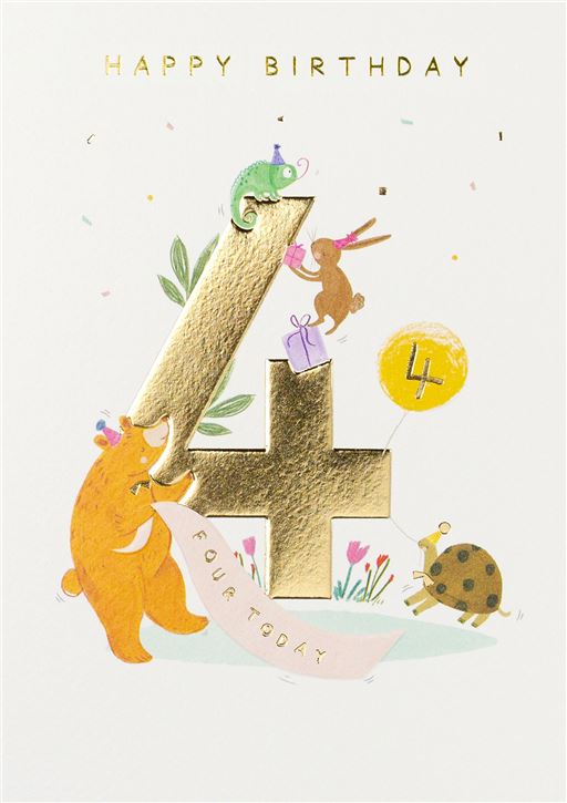 4TH BIRTHDAY ANIMALS