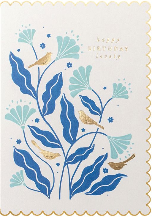 BIRDS AND FLOWERS