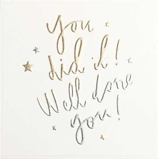CONGRATULATIONS