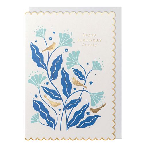 BIRDS AND FLOWERS