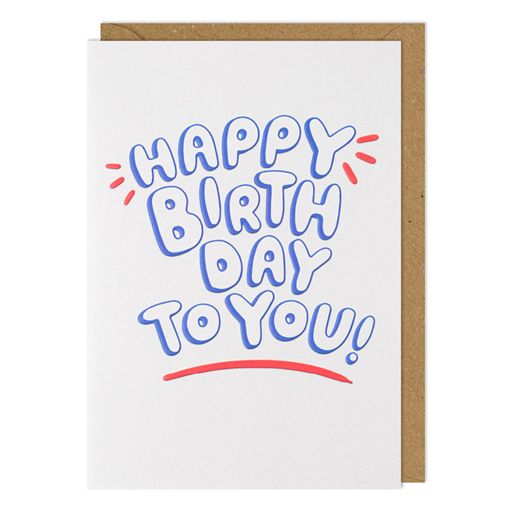 BIRTHDAY LETTERING