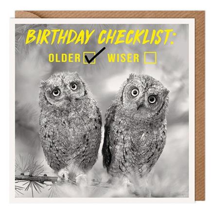 BIRTHDAY CHECKLIST