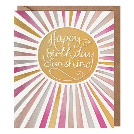 HAPPY BIRTHDAY SUNSHINE