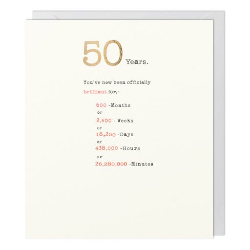50TH BIRTHDAY
