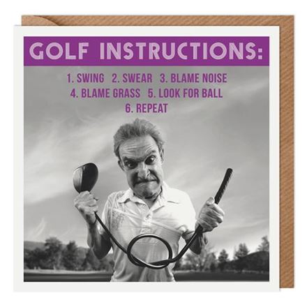 GOLF INSTRUCTIONS